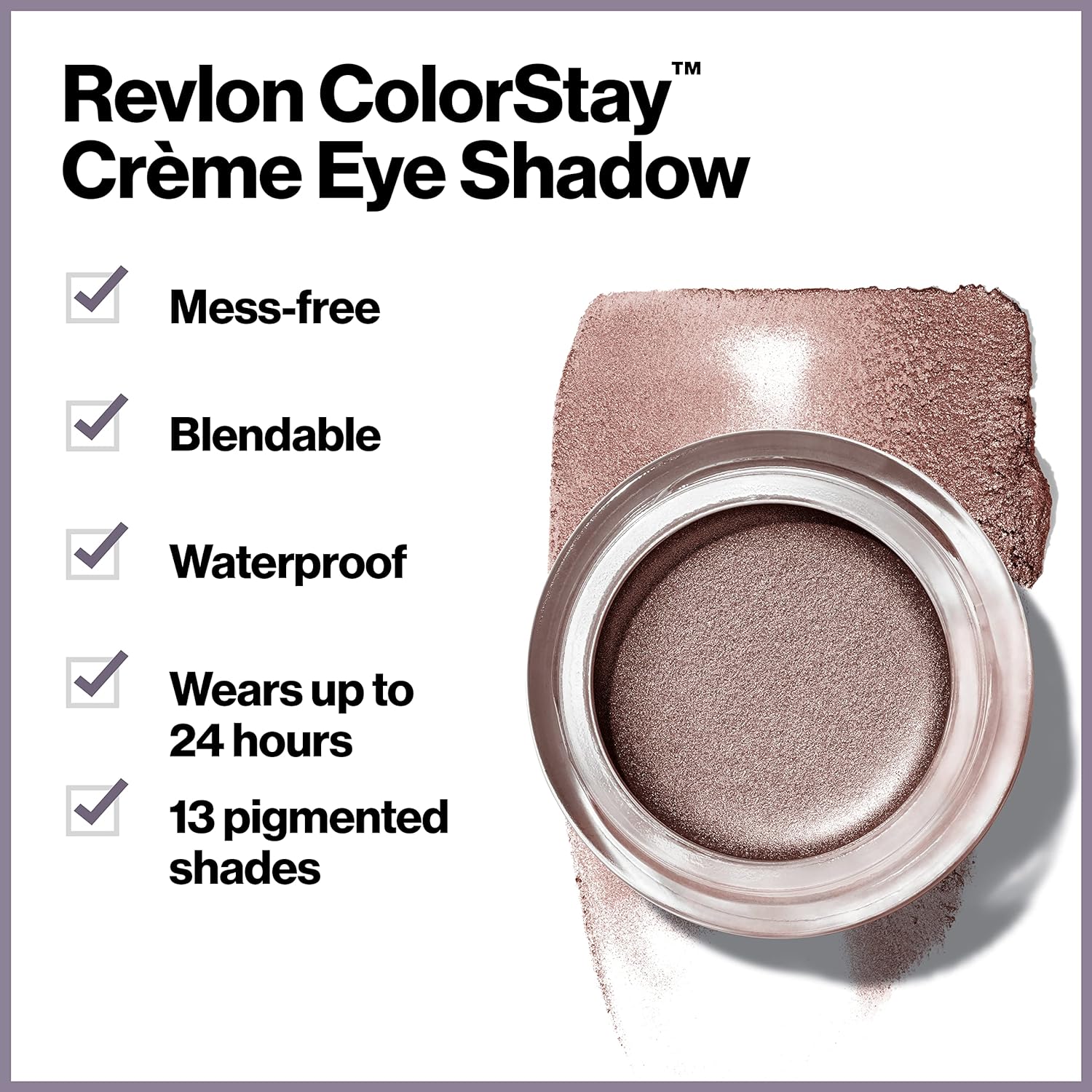 REVLON Colorstay Creme Eye Shadow - 730 Praline for Women - 0.18 Oz Eye Shadow, 0.18 Oz - Image 7