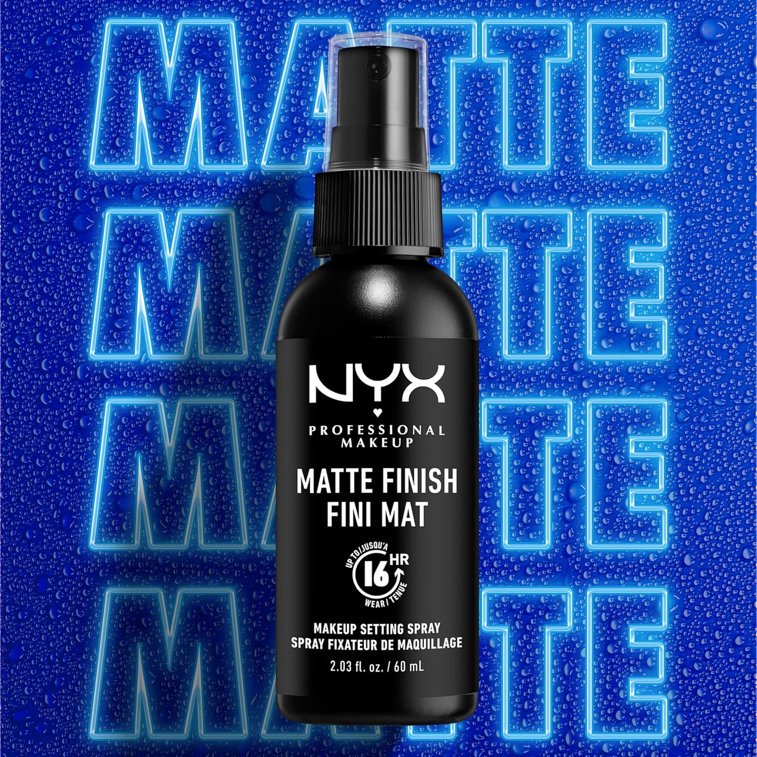 NYX PROFESSIONAL MAKEUP Makeup Setting Spray - Matte Finish, Long-Lasting Face Mist for up to 16HR Wear, Vegan Formula - Image 9